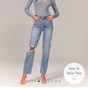 Abercrombie Dad Jeans
